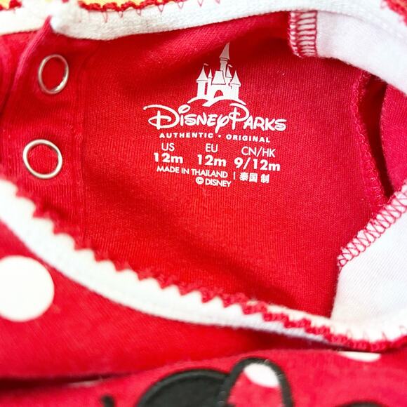 Disney Parks Minnie Mouse Dress One Piece Size 12 Months - Picture 3 of 11